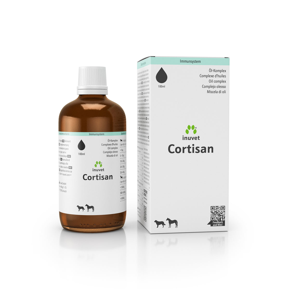 Cortisan Öl-Komplex 300ml mit Weihrauch, Kurkuma und Algenöl für verbesserte Bioverfügbarkeit