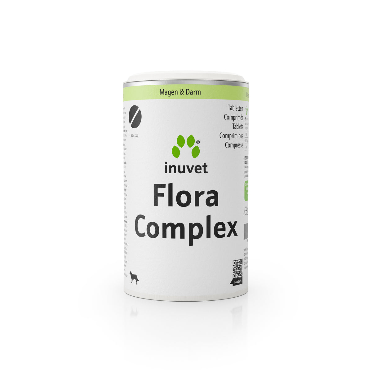 FloraComplex 21 tablets for digestive health support in convenient packaging.