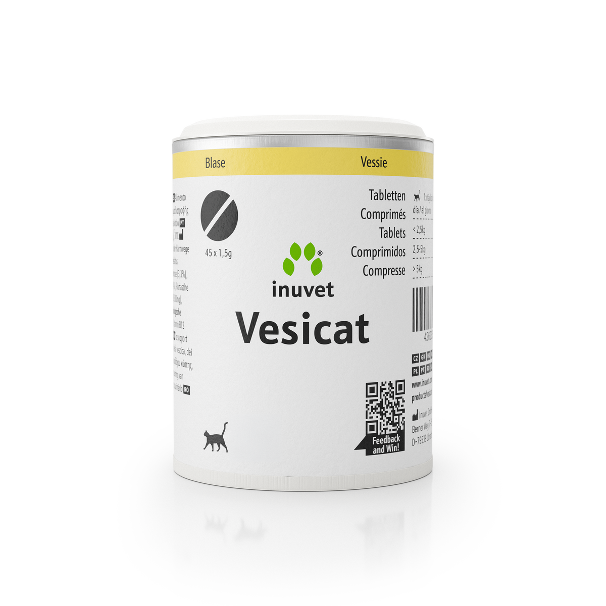 Vesicat Tabletten 45 Stück und Pulver 50g